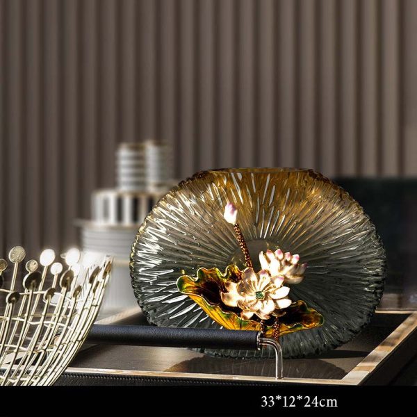 Bình hoa sen màu sắc sang trọng CD31328