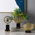 Đồng hồ mạ vàng đá pha lê châu Âu nhẹ nhàng CD31413