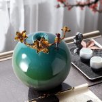 Lọ hoa trang trí cành đào sang trọng cao cấp CD31447