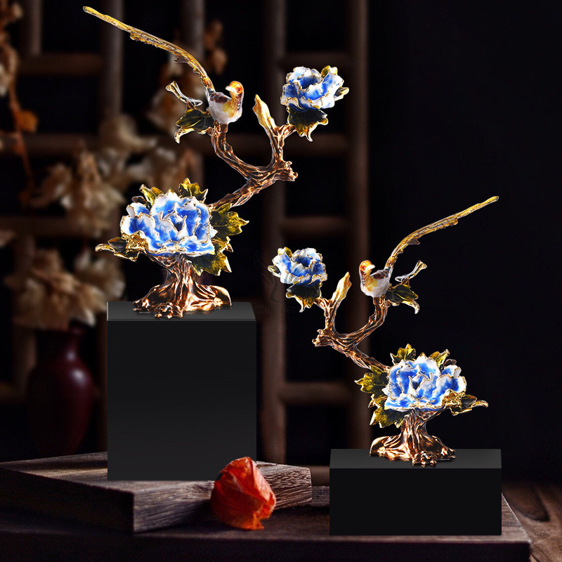 Mô hình để bàn cành hoa mai sang trọng hiện đại CD31428