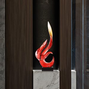 Tượng decor trừu tượng trang trí nhà cưa sảnh khách sạn làm quà tặng